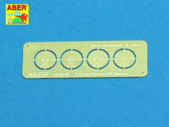 Aber 16075B Pz.Kpfw. IV, Ausf.H Vol.16B - Râtelier de rangement de munitions type B pour cartouches longues (1/16) – image 8