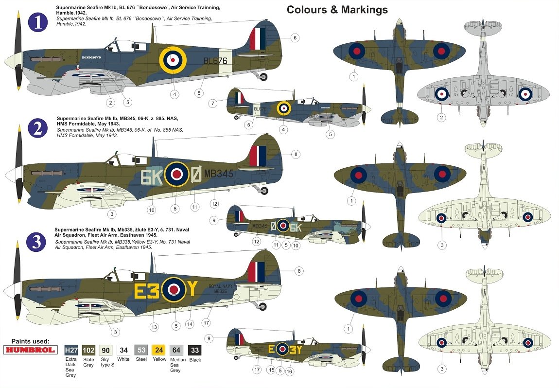 Kovozavody Prostejov KPM0239 Seafire Mk.Ib « Vokes » 1/72 – image 2