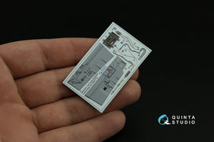 Intérieur coloré imprimé en 3D sur papier décalcomanie Quinta Studio QD32180 F-104S (Italeri) 1/32 – imagen 6