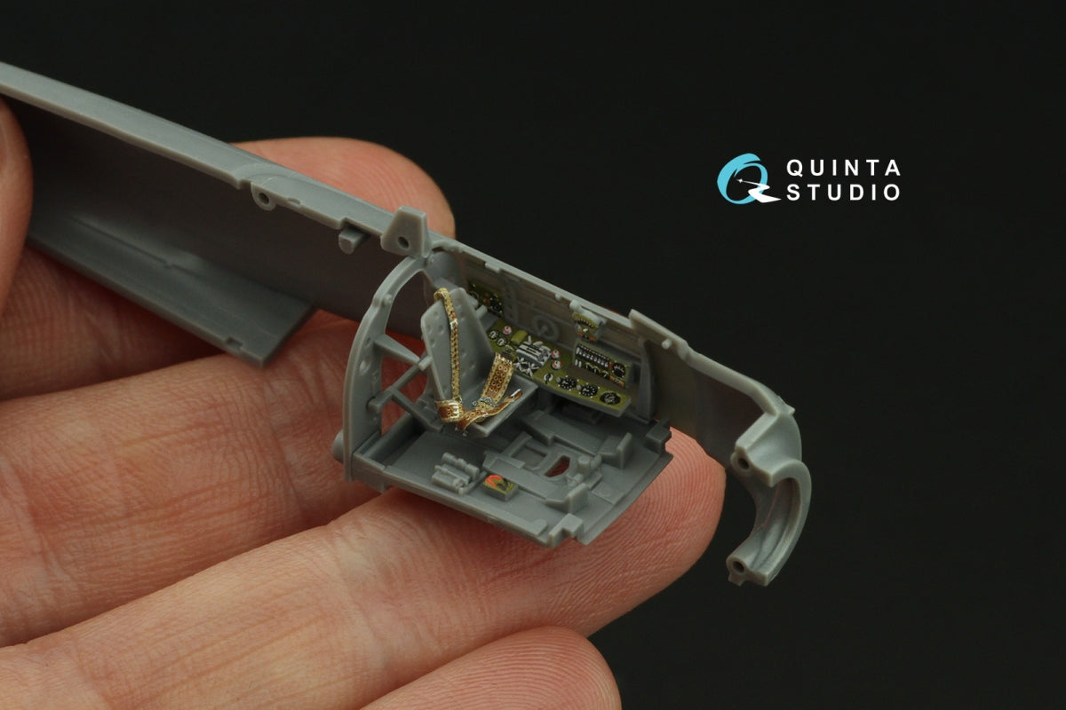 Intérieur imprimé en 3D et coloré sur papier décalcomanie Quinta Studio QD72171 A6M3 Zero (Tamiya) 1/72 – immagine 8