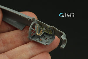 Intérieur imprimé en 3D et coloré sur papier décalcomanie Quinta Studio QD72171 A6M3 Zero (Tamiya) 1/72 – immagine 8