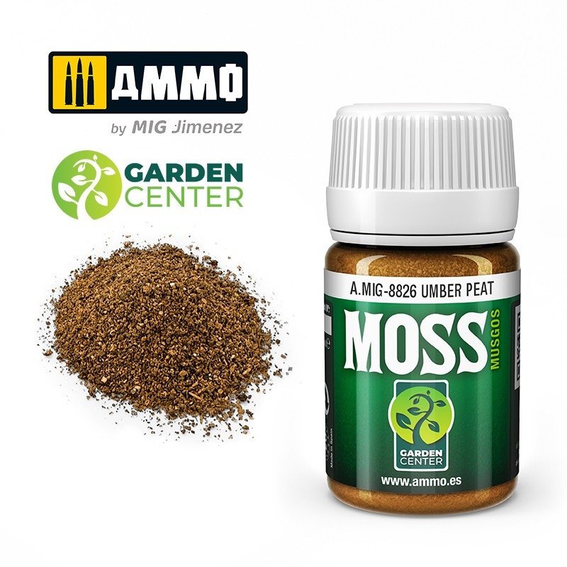 AMMO de Mig Jimenez 8826 Umber Peat MOSS 35ml