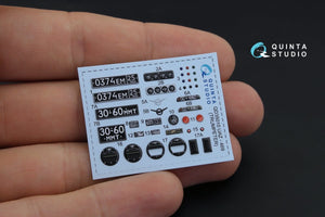 Intérieur imprimé en 3D et coloré sur papier décalcomanie Quinta Studio QD35010 UAZ 469 (pour maquette Trumpeter) 1/35 – image 2