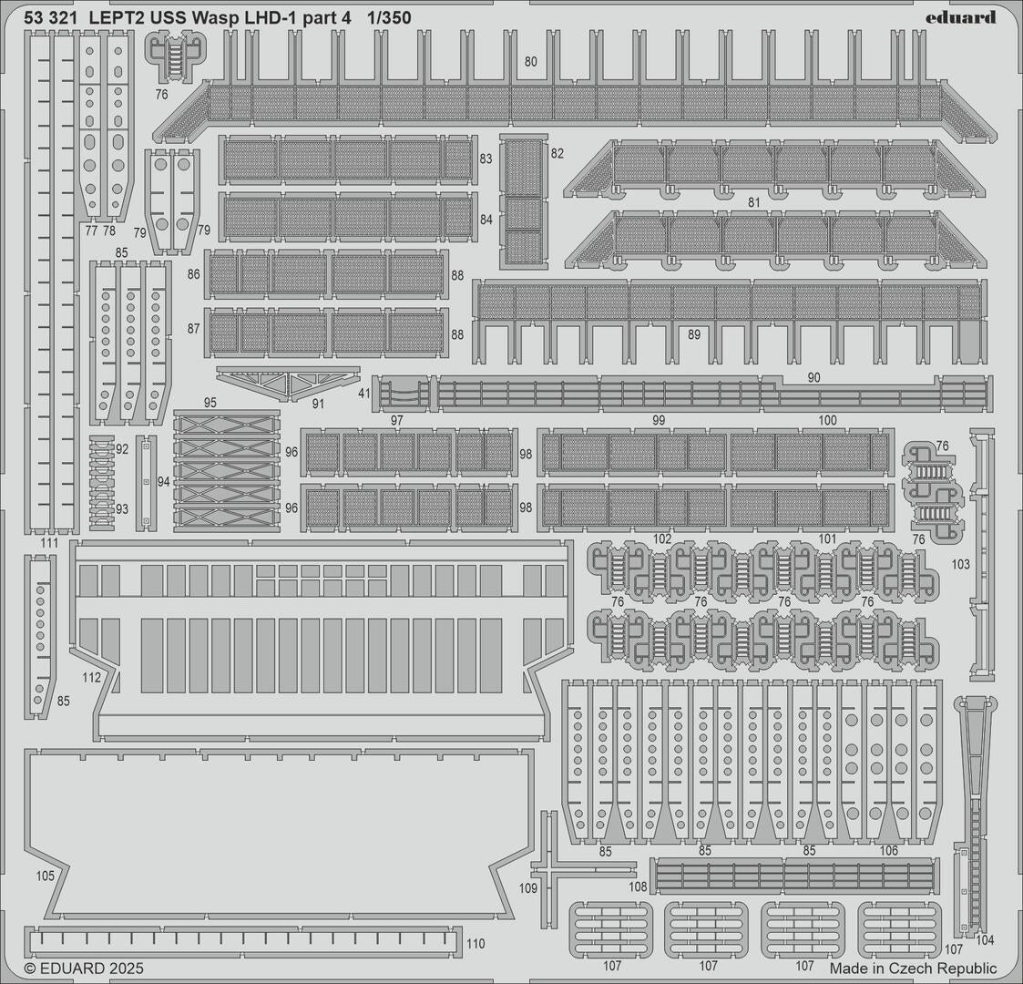 Eduard 53321 USS Wasp LHD-1 partie 4 Trumpeter 1/350 – image 2