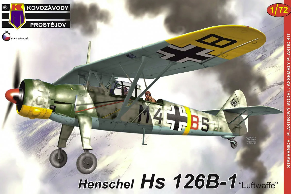 Kovozavody Prostejov KPM0336 Henschel Hs 126B-1 &amp;quot;Luftwaffe&amp;quot; 1/72