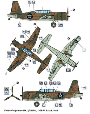 Dora Wings 72038 Vultee A-31 Vengeance 1/72  – image 7