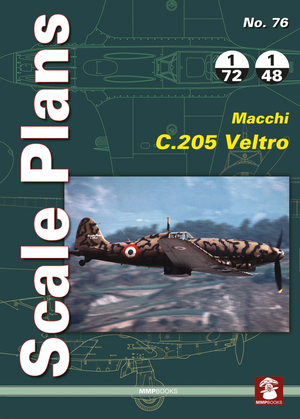 MMP Books 49852 Plans à l&amp;#39;échelle n° 76 Macchi C.205 Veltro FR