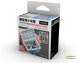 Modèle imprimé en 3D Liang 0414 Mini-bar et congélateur 1/35