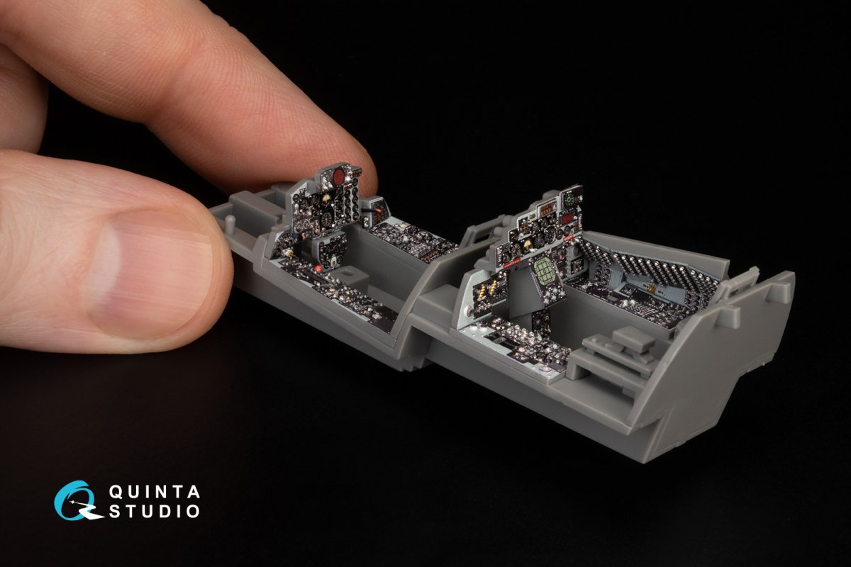 Quinta Studio QDS-48371 F-4E avec intérieur imprimé en 3D et coloré DMAS sur papier décalcomanie (Meng) (Petite version) 1/48 – immagine 12
