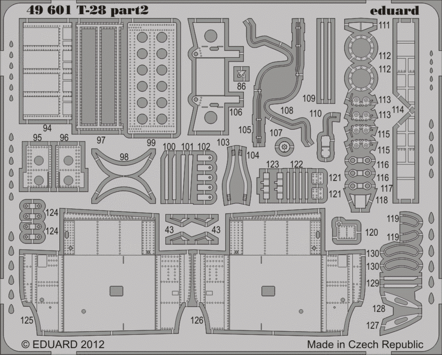 Eduard 49601 T-28 SA RODEN 1/48  – Bild 3