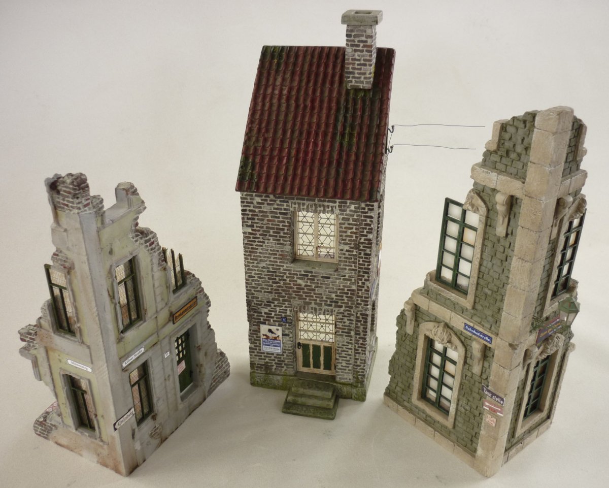 RT-Diorama 35255 Bâtiments d&amp;#39;angle (3 pièces) 1/35 – immagine 5