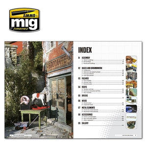 AMMO de Mig Jimenez 6215 ÉCOLE DE MODÉLISME : DIORAMAS URBAINS (Anglais) – image 4