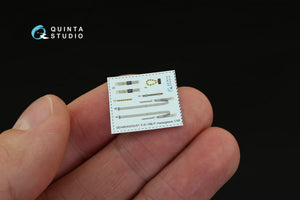 Intérieur imprimé en 3D et coloré sur papier décalcomanie Quinta Studio QD48049 F/A-18E (pour maquette Hasegawa) 1/48 – imagen 3