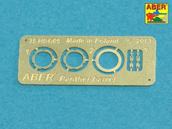 Canon Aber 35L-241 de 7,5 cm avec frein de bouche pour Panther Ausf.A (1/35) – imagen 8