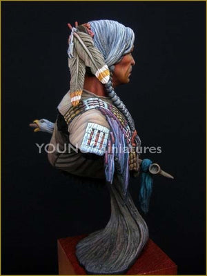 Figurine miniature Young Miniatures YH1818 Indien Sioux 1/10 – immagine 7