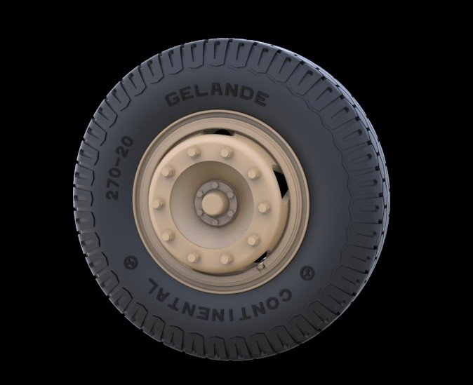 Panzer Art RE35-337 Roues de route Mercedes 4500 « Maultier » (Modèle commercial) 1/35