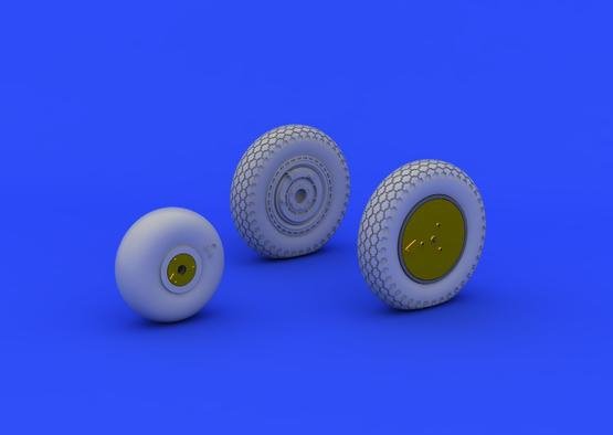 Roues Eduard 648202 P-39 (première version) au 1/48 EDUARD