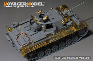 Maquette Voyager PE351088, char allemand Pz.KPfw.III Ausf.M de base de la Seconde Guerre mondiale, échelle Dragon 1/35 – image 3