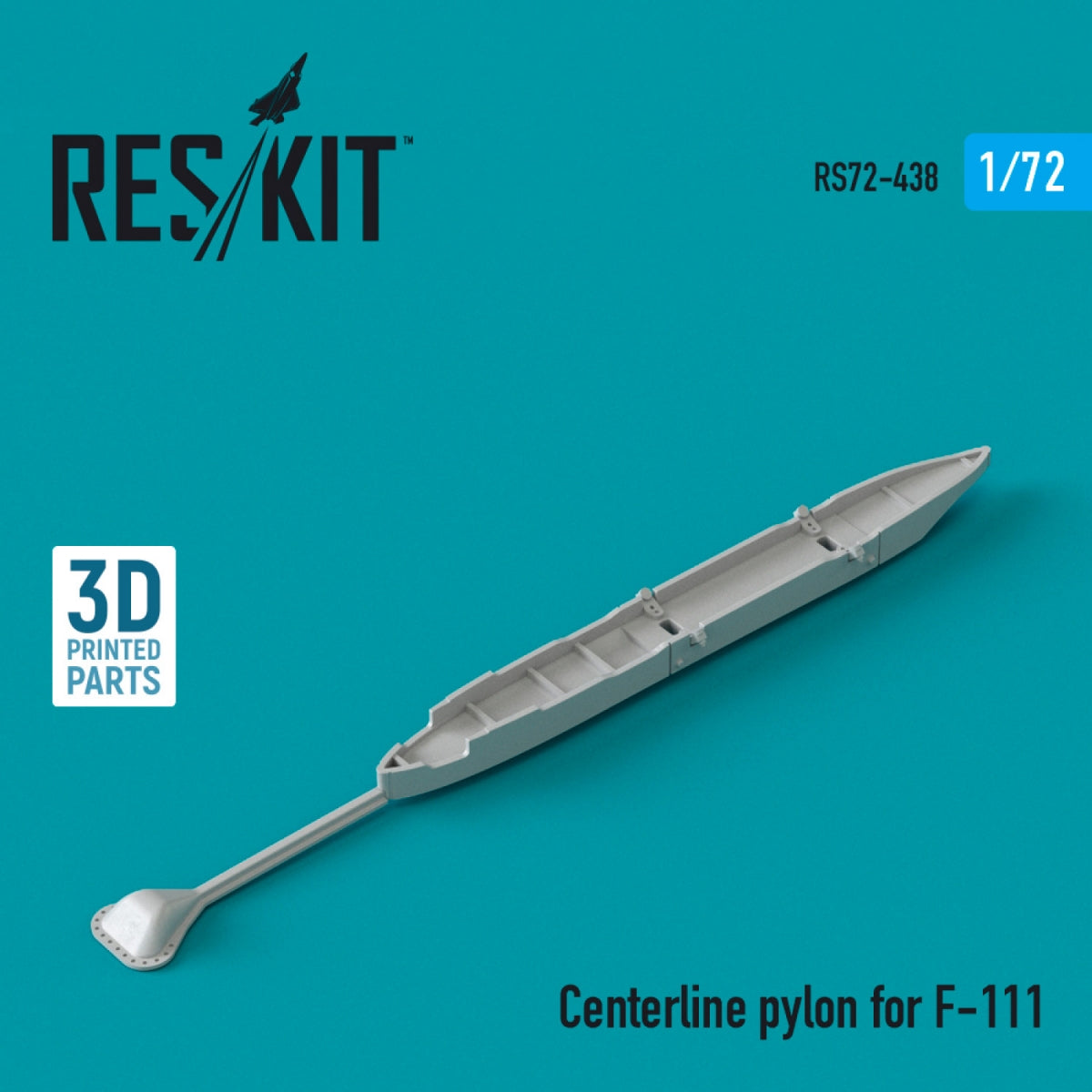 RESKIT RS72-0438 Pylône central pour F-111 (imprimé en 3D) 1/72