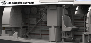 Maquette Border Model BF-005 Nakajima B5N2 Type 97 Bombardier d&amp;#39;attaque embarqué « Kate » avec intérieur complet, échelle 1/35 – image 12
