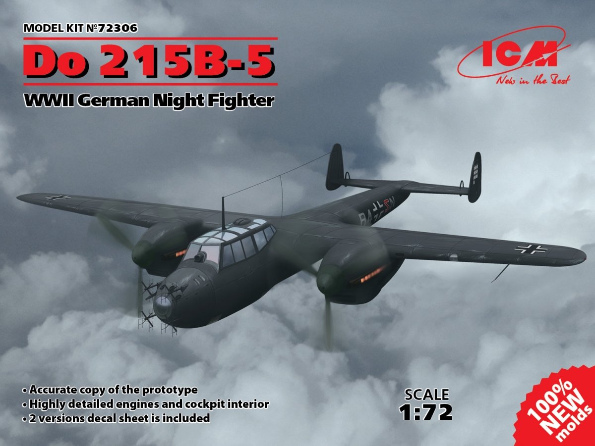 ICM 72306 Do 215B-5 Chasseur de nuit allemand de la Seconde Guerre mondiale 1/72
