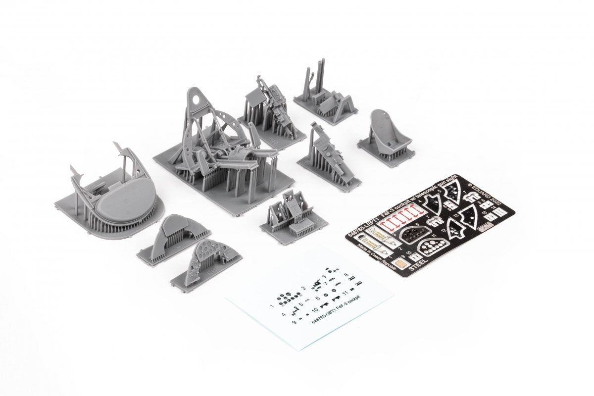 Eduard SIN64896 F4F-3 avec viseur télescopique ESSENTIAL EDUARD 1/48 – image 3