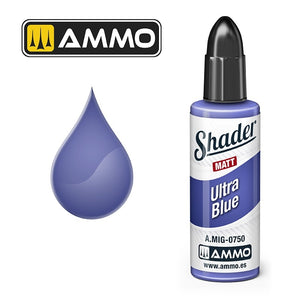 Munitions de Mig Jimenez A.MIG 0750 Ultra Blue Shader Matt