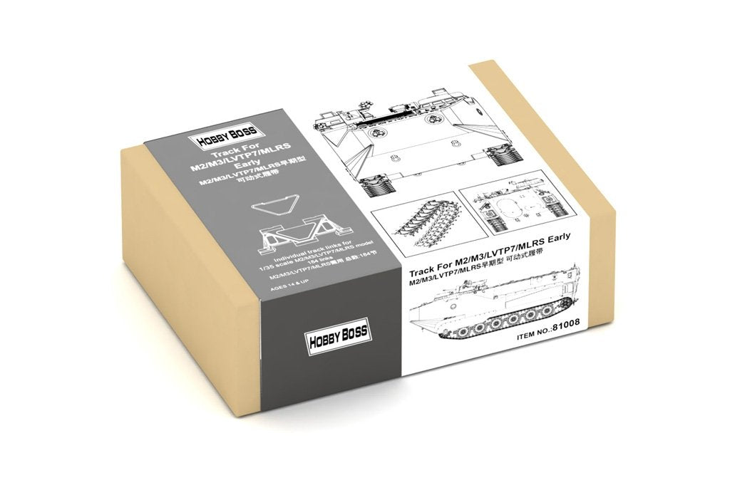 Voie Hobby Boss 81008 pour M2/M3/LVTP7/MLRS Early (1/35)