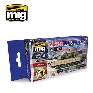 MUNITIONS Mig 7159 COULEURS MODERNES DE L&amp;#39;ARMÉE USA 6x17ml