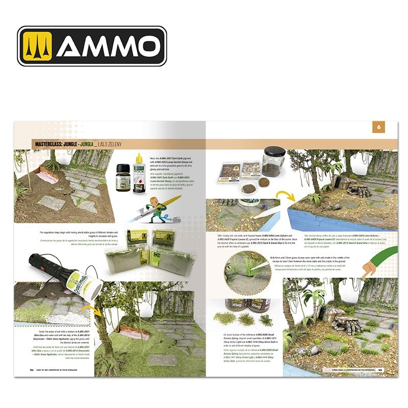 AMMO of Mig Jimenez 6254 MODELLING SCHOOL - How to use Vegetation in your Dioramas (Bilingual- English, Spanish) – zdjęcie 8