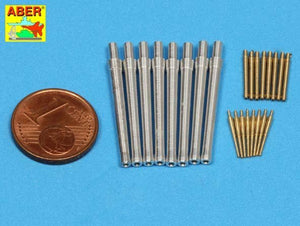 Ensemble de canons Aber 350L-64 pour cuirassé HMS Warspite - 15&amp;quot; Mk.Ix 8 ; 6&amp;quot; Mk.XII x 8 ; 4&amp;quot; Mk.XVI x 8 (1/350) – Bild 3