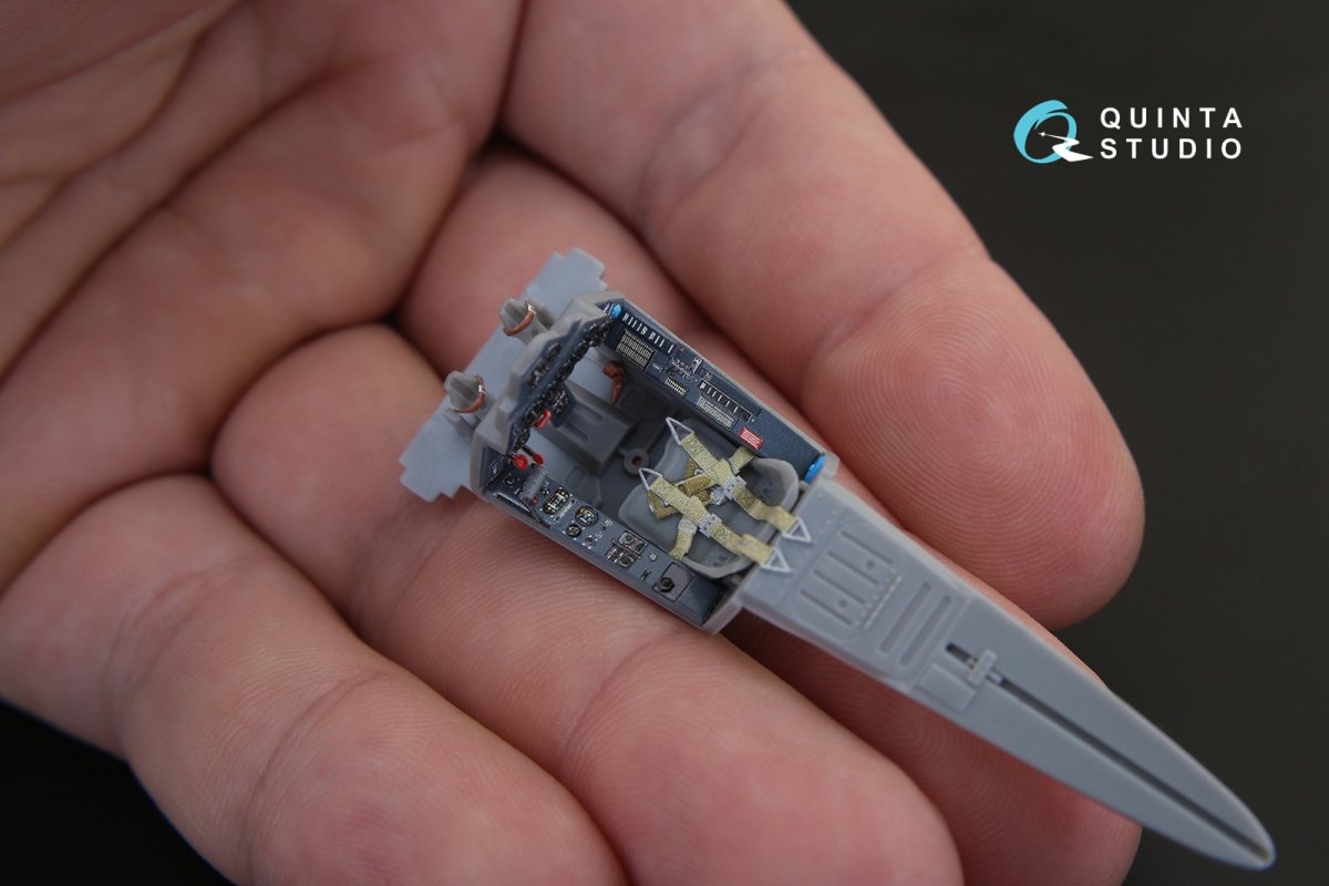 Intérieur imprimé en 3D et coloré sur papier décalcomanie Quinta Studio QD48156 FW 190A-5 (pour maquette Hasegawa) 1/48  – immagine 5