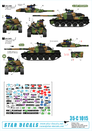 Star Decals 35-C1015 AMX-30 B2 français 1/35 – image 2