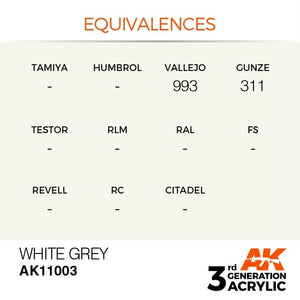 AK Interactive AK11003 White Grey 17ml – zdjęcie 3