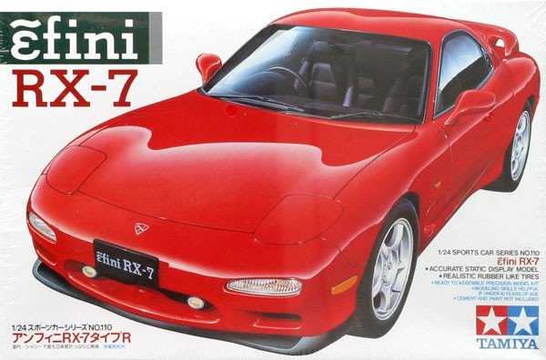 Tamiya-Mazda Efini RX-7, 24110, (1/24)