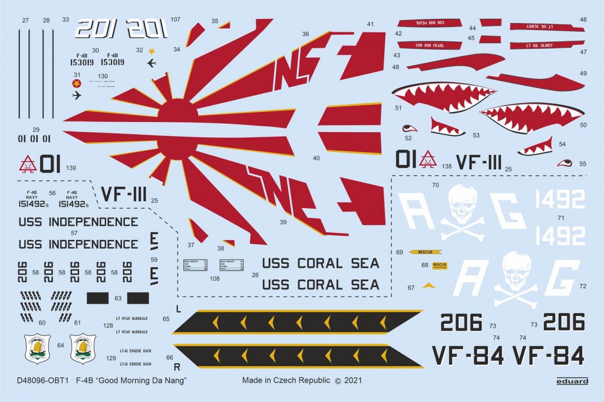 Eduard D48096 F-4B Bonjour Da Nang TAMIYA 1/48 – image 3