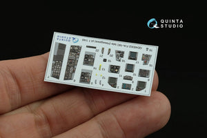 Quinta Studio QDS-48302 F/A-18C late 3D-Printed &amp;amp; coloured Interior on decal paper (Hasegawa) (Small version) 1/48 – zdjęcie 4