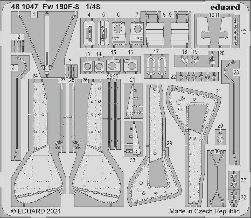 Eduard 481047 Fw 190F-8 EDUARD 1/48