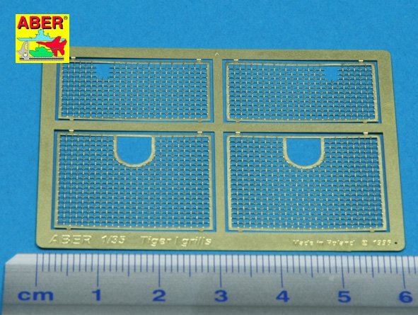 Grilles Aber 35G03 pour char allemand Tiger I (1/35) – image 2