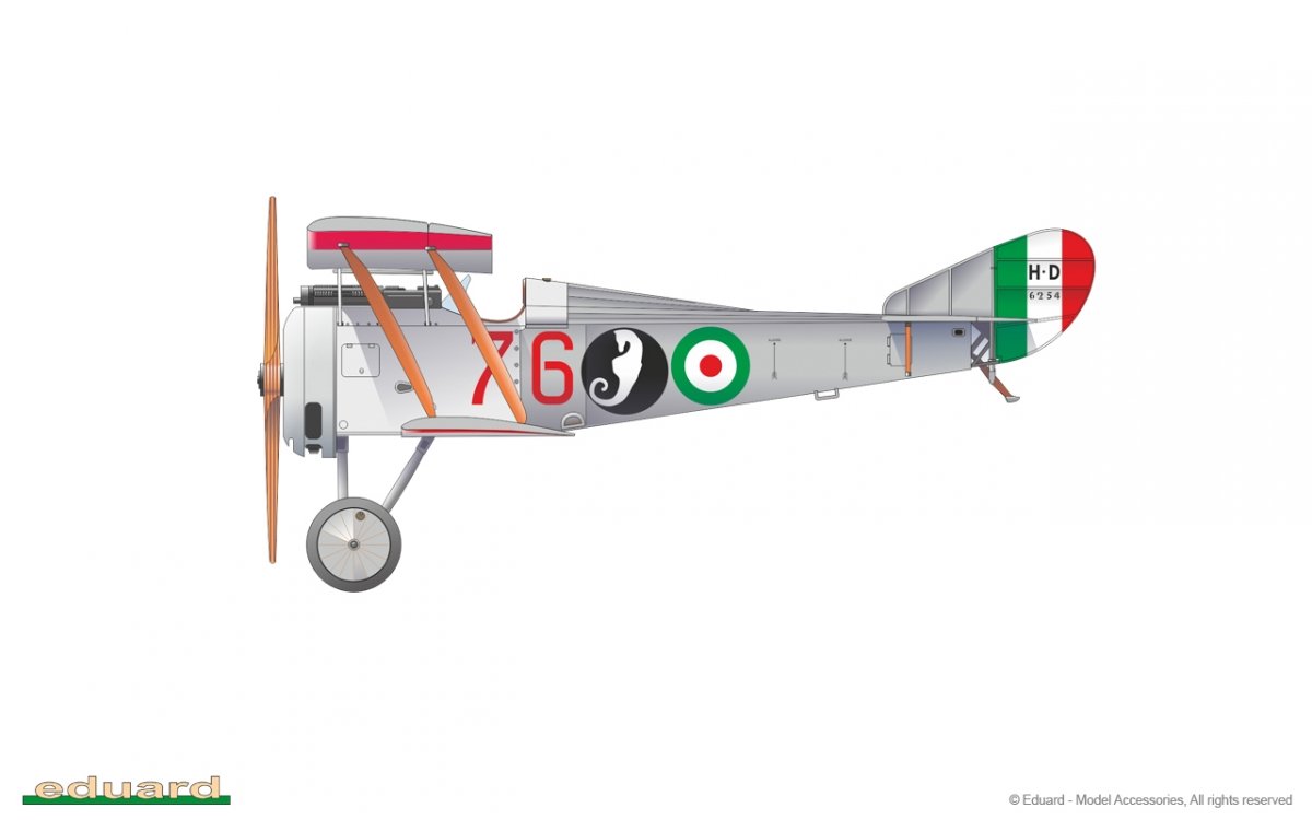 Eduard 11139 IL Magnifico Hanriot HD.I en service italien, édition limitée 1/48 – image 4