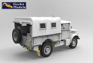 Maquette Gecko Models 35GM0061 Camion de commandement radio Bedford MWR FFW britannique de la Seconde Guerre mondiale, échelle 1/35 – imagen 2