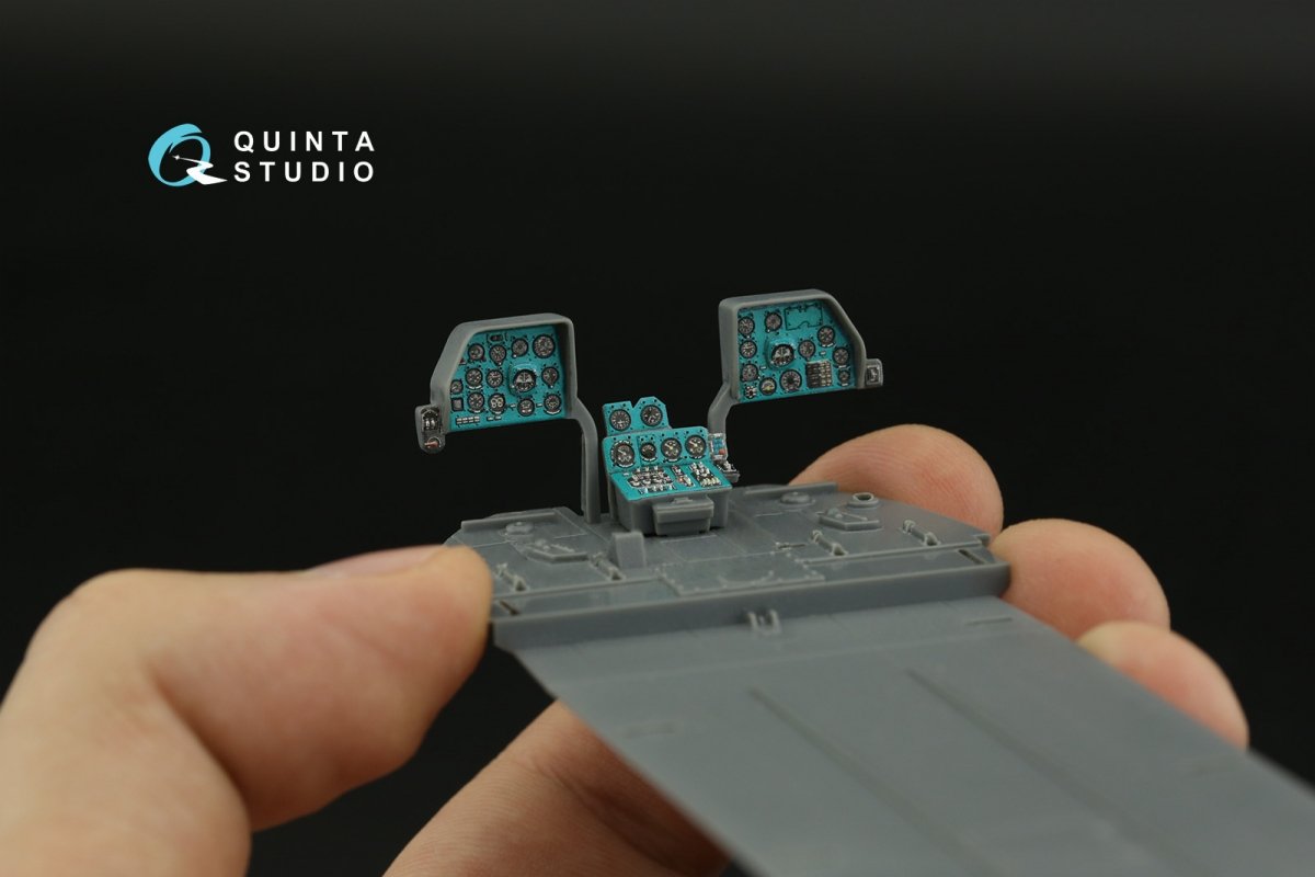 Intérieur imprimé en 3D et coloré sur papier décalcomanie Quinta Studio QDS-48380 Mi-8MT (AMK) (Petite version) 1/48  – Bild 7