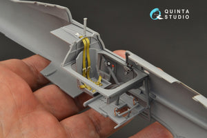 Intérieur imprimé en 3D et coloré sur papier décalcomanie (ICM) Quinta Studio QD32134 Gloster Gladiator Mk I 1/32 – immagine 8