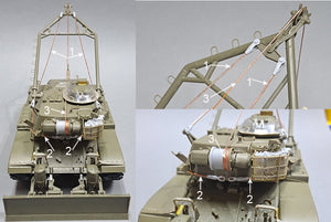 Kit de mise à niveau Eureka XXL ER-3572 pour le véhicule de génie de combat M728, compatible avec la maquette AFV Club 35254 au 1/35 – imagen 7