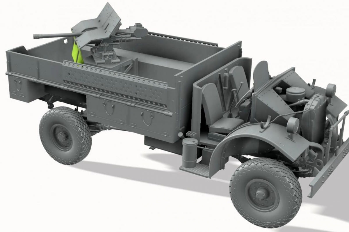 Camion Thunder Model 35312 LRDG CMP F30 avec canon Bofors MKI 37 mm Ordnance - Édition limitée bonus 1/35 – imagen 7