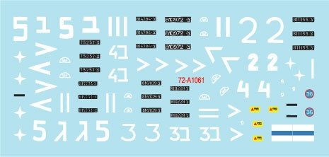 Star Decals 72-A1061 Marquages ​​pour véhicules blindés israéliens n° 6 (1960 et Guerre des Six Jours). M51 Super Sherman + M1 Super Sherman /72 – image 3