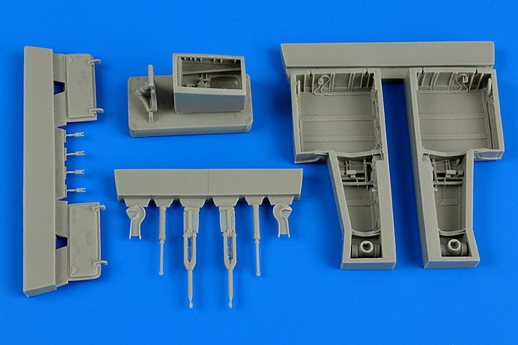 Aires 4626 Supermarine Attacker, baie de train d&amp;#39;atterrissage, échelle 1/48, Trumpeter