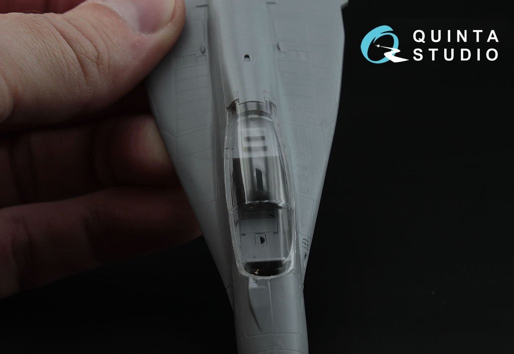Quinta Studio QC72002 MiG-29 verrière transparente thermoformée 2 pièces (pour kit Zvezda 7278, 7309) 1/72 – immagine 4