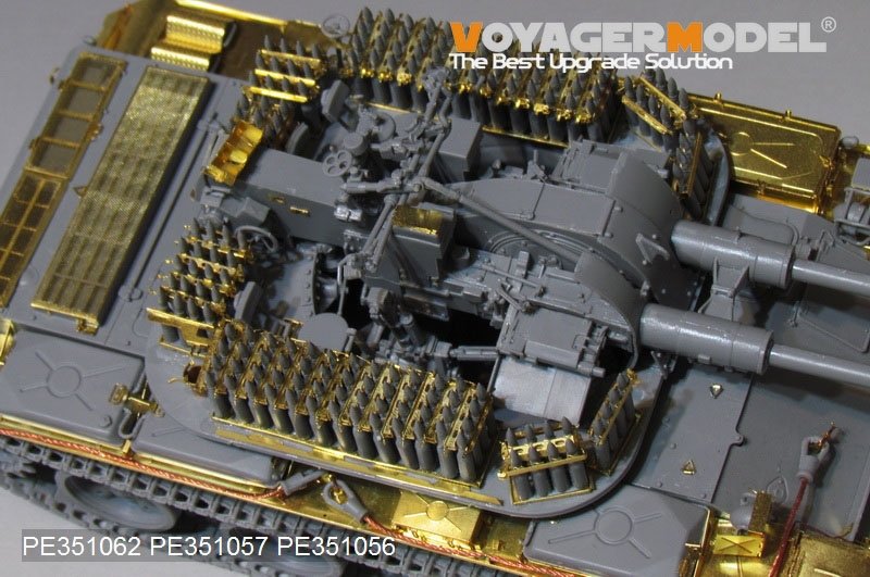 Kit d&amp;#39;amélioration intérieure de tourelle SPAAG soviétique ZSU-57-2 (Voyager Model PE351062) pour Takom 1/35 – image 4