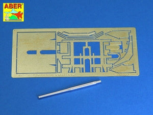 Canon italien Aber 72L-47 de 90 mm pour canon 90/53 et bouclier supplémentaire entièrement détaillé à l&amp;#39;échelle 1/72